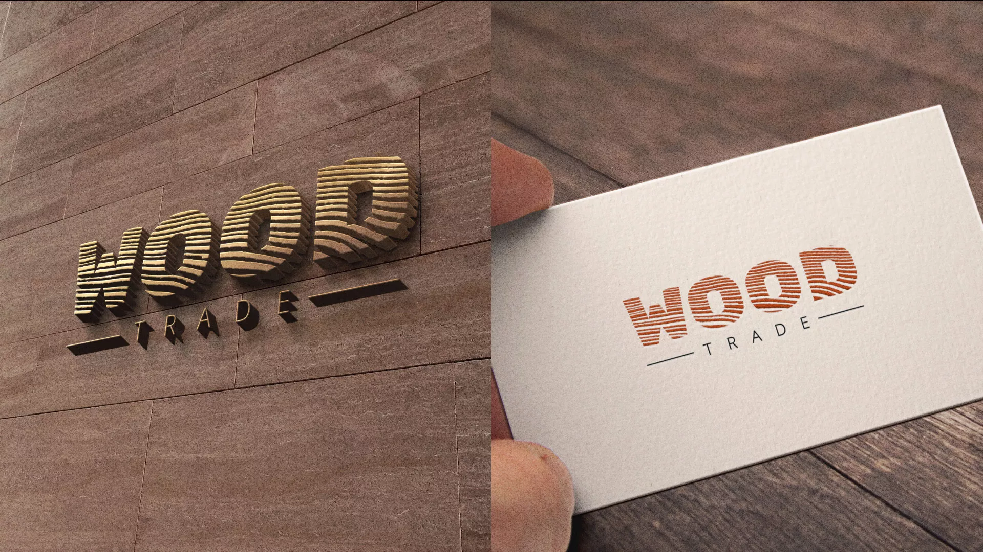 Разработка логотипа для компании «Wood Trade» в Лабинске