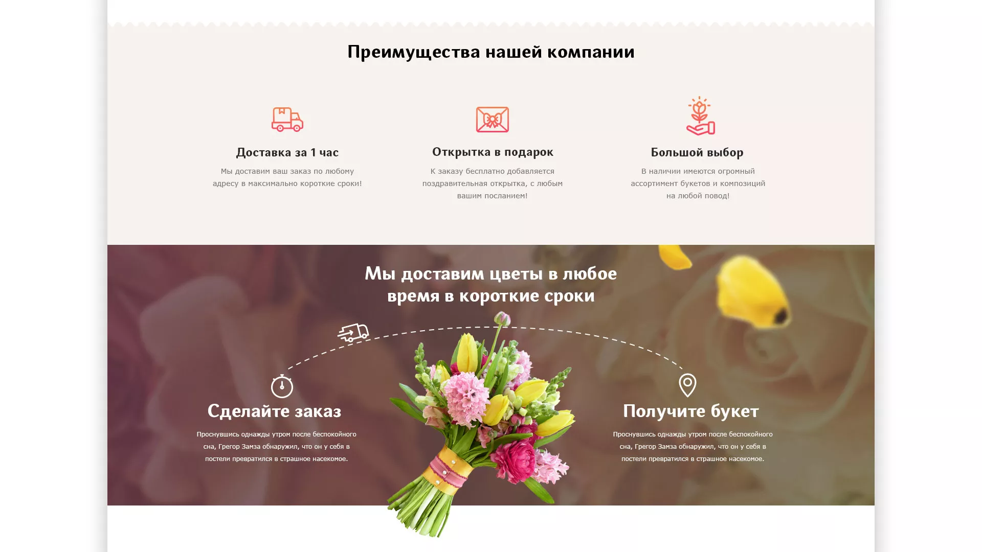 Создание интернет-магазина «Букет-онлайн» по цветам в Лабинске