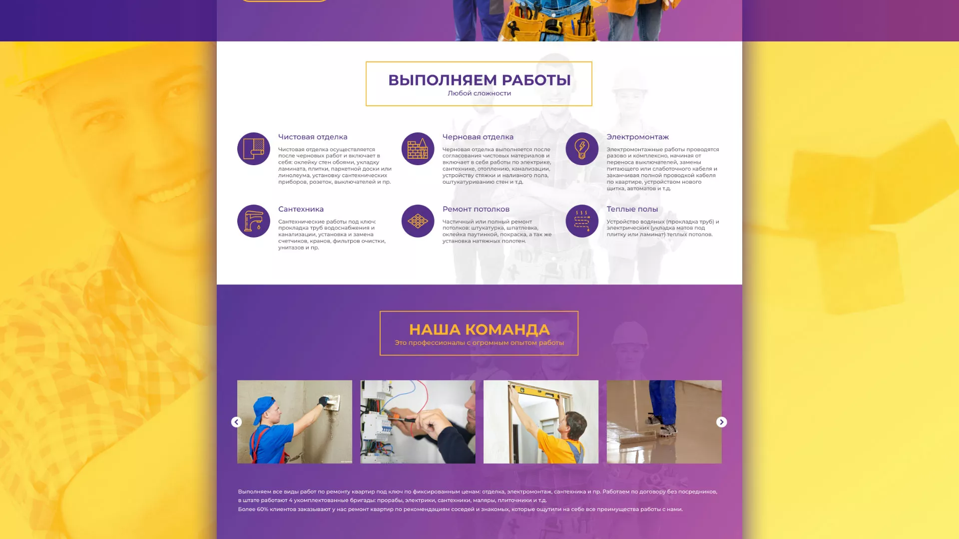 Разработка сайта строительной компании «Милана-Строй» в Лабинске