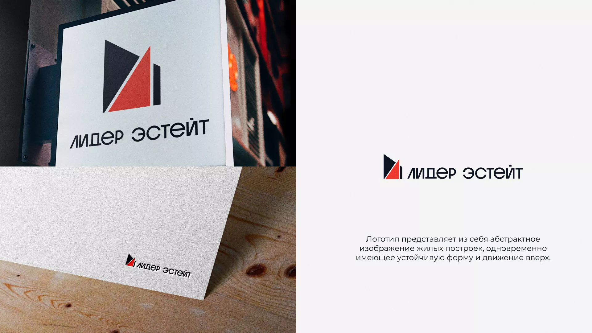 Сделали логотип для агентства недвижимости «Лидер Эстейт» в Лабинске